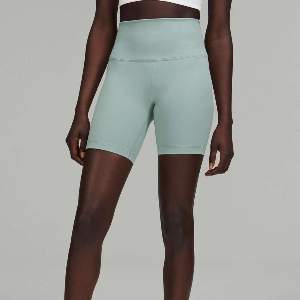 Lululemon wunder train 6” shorts in Misty Glade
